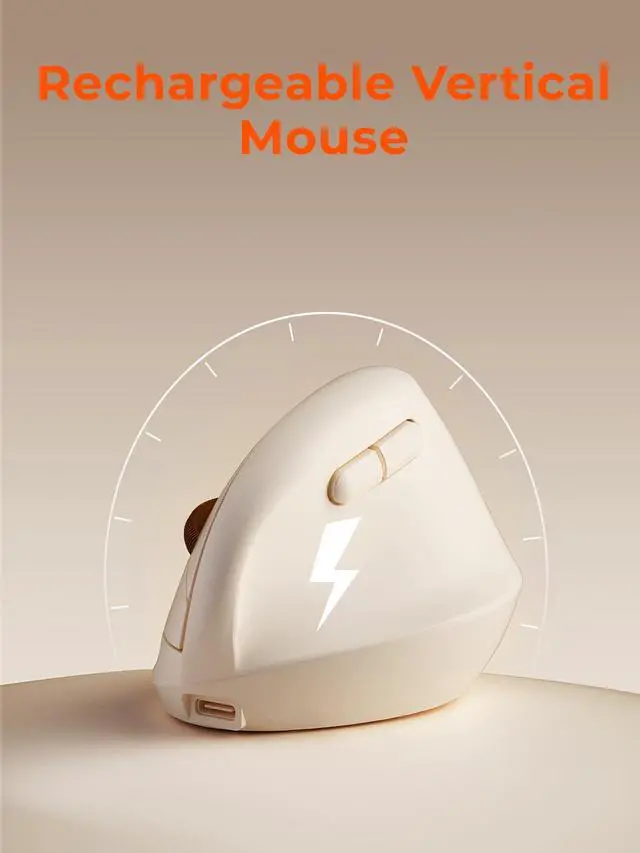 Alt view image 4 of 7 - Ergonomic Vertical Wireless Mouse for Small Hands,2.4GHz / BT Optical Vertical Mice with Ergo Design for Comfort and Reduced Wrist Strain,3 Multi-Device Connectivity for Computer/PC/Laptop