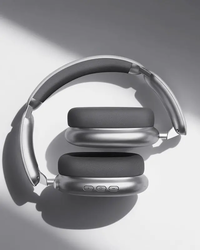 Alt view image 3 of 7 - Y02 Active Noise Cancelling Wireless Headphones, Grey