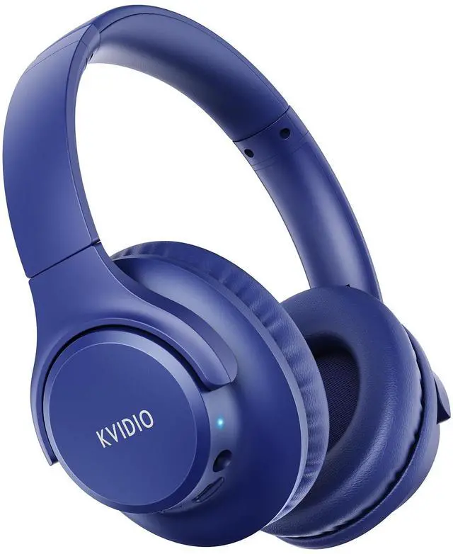 Main image of Bluetooth Headphones Over Ear, 65 Hours Playtime Wireless Headphones with Microphone, Foldable Lightweight Headset with Deep Bass, HiFi Stereo Sound Low Latency for Travel Work Cellphone