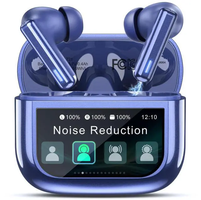 Main image of Wireless Earbuds, ANC ENC Noise Cancelling Ear Buds with Touch Screen