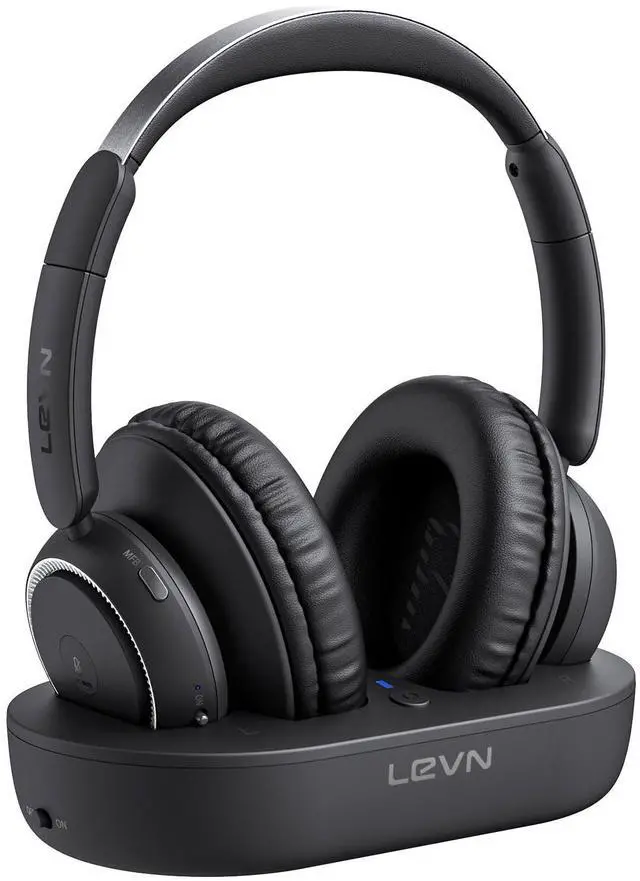 Main image of Wireless Headphones for TV Watching, TV Headphones Wireless for Seniors with Transmitter Charging Base, Hearing-impaired, No Audio Delay Bluetooth 5.2, Plug and Play, Gifts for Elderly