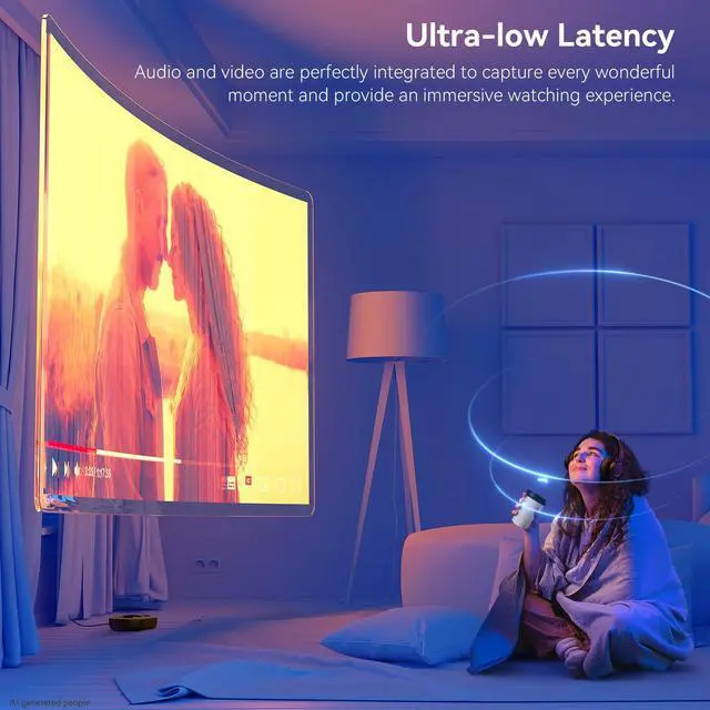 Alt view image 3 of 7 - Wireless Headphones for TV Watching, TV Headphones Wireless for Seniors with Transmitter Charging Base, Hearing-impaired, No Audio Delay Bluetooth 5.2, Plug and Play, Gifts for Elderly