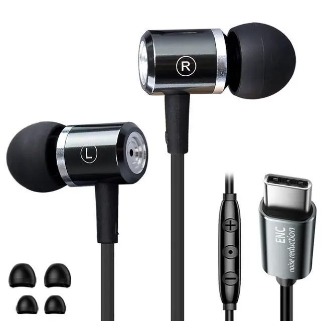 Alt view image 5 of 7 - wired Ear buds with Mic Noise Cancellation Dynamic Bass In-ear Headphones
