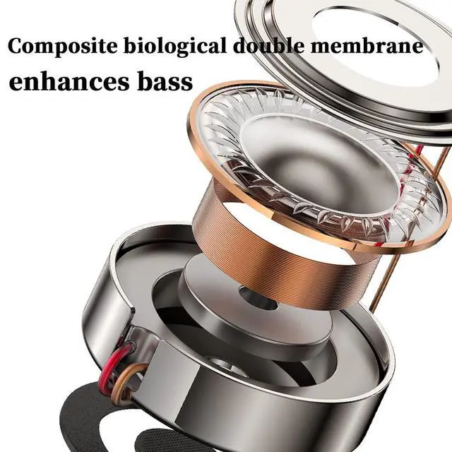 Alt view image 7 of 7 - wired Ear buds with Mic Noise Cancellation Dynamic Bass In-ear Headphones