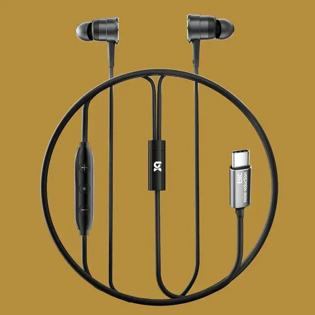Alt view image 6 of 7 - Wired Headphones with Boost Deep Bass & Mic Noise-Canceling Earphone In-Ear