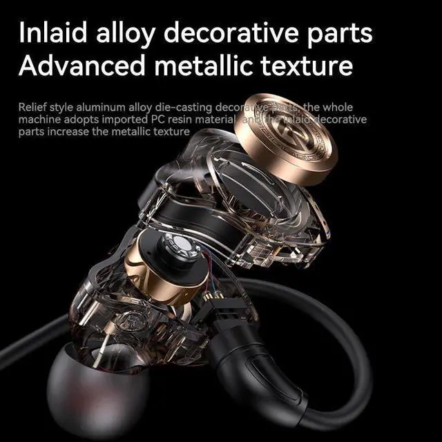 Alt view image 3 of 7 - 3.5mm Volume Control in Ear HeadphonesProfessional Noise Isolating Ear Buds-Clear Sound,Compatible with Mobile phones/MP3/laptops/tablets and Most 3.5mm Jack Devices