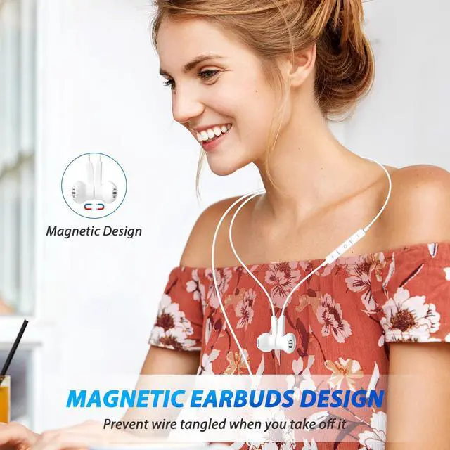 Alt view image 4 of 7 - School Earbuds Wired 3.5mm Headphone with Mic for Laptop PC Office