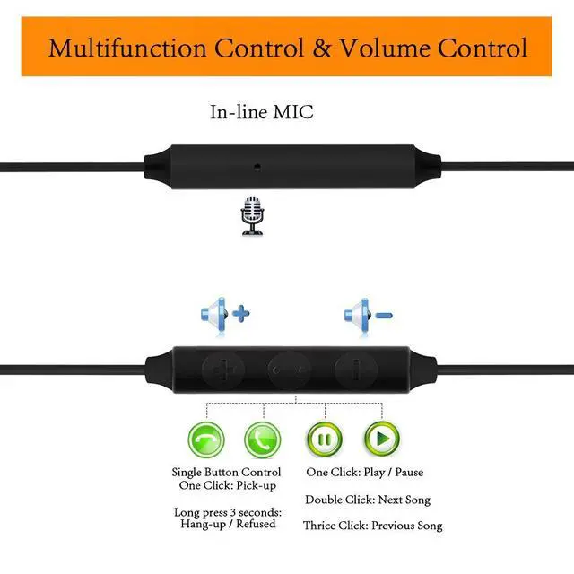 Alt view image 2 of 7 - Sleep Earbuds, Ultra-Soft Comfortable Noise Isolating Earplugs Workout Headphones in-Ear Earphones w/Mic & Volume Control - Perfect for Side Sleeper Air Travel, Meditation & Insomnia