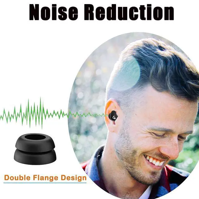 Alt view image 4 of 6 - Double Flange Ear Tips for Beats Earbuds Anti-Slip Replacement Tips
