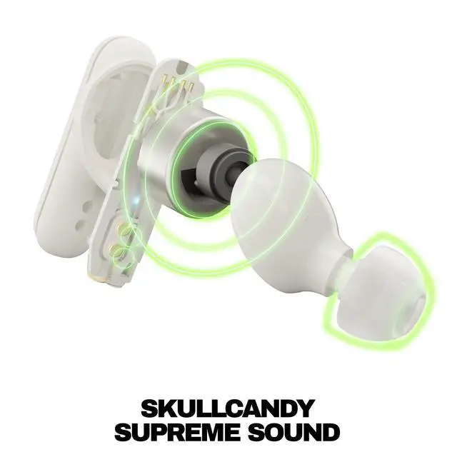Alt view image 3 of 7 - Smokin Buds Wireless Noise Isolating Earbuds - Bone