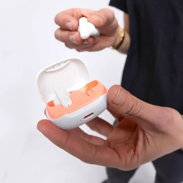 Alt view image 5 of 7 - Smokin Buds Wireless Noise Isolating Earbuds - Bone