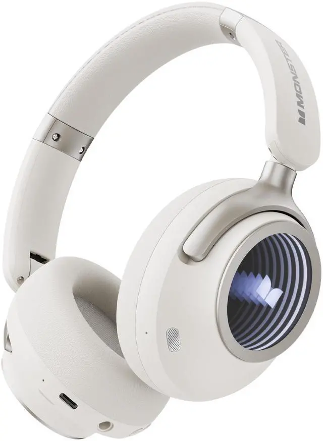 Main image of Persona 4th ANC Active Noise Canceling Headphones, Wireless Bluetooth Over Ear Headphones with 3 EQ Modes, and 70H Playtime,Deep Bass,Bluetooth 6.0,Foldable Comfort Design for Outdoor,White