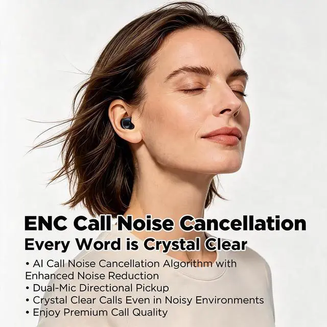 Alt view image 2 of 7 - NE91 Invisible Sleep Earbuds, Mini Wireless Bluetooth Earbuds, Hi-Fi Sound