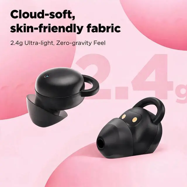 Alt view image 7 of 7 - NE91 Invisible Sleep Earbuds, Mini Wireless Bluetooth Earbuds, Hi-Fi Sound