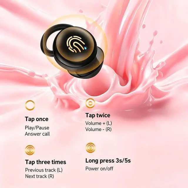 Alt view image 6 of 7 - NE91 Invisible Sleep Earbuds, Mini Wireless Bluetooth Earbuds, Hi-Fi Sound