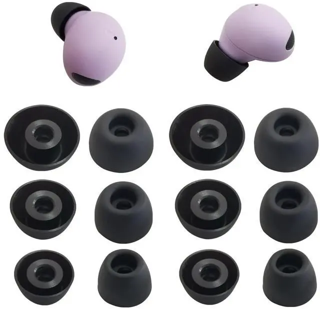 Main image of Silicone Replacement Ear Tips for Samsung Galaxy Buds 2 Pro, Ultra Soft