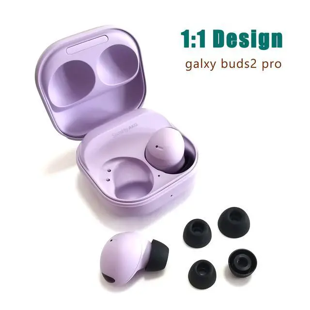 Alt view image 5 of 5 - Silicone Replacement Ear Tips for Samsung Galaxy Buds 2 Pro, Ultra Soft