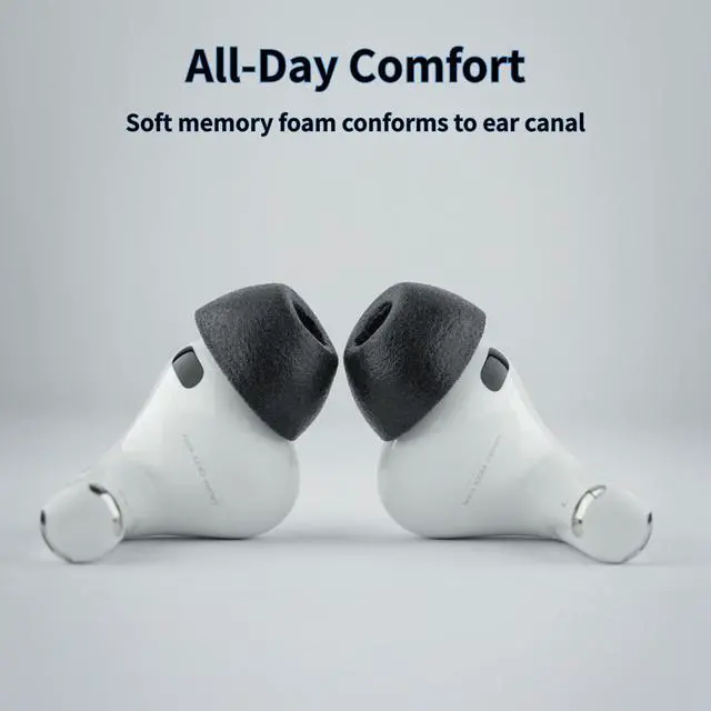 Alt view image 3 of 7 - TrueGrip Premium Memory Foam Replacement Ear Tips
