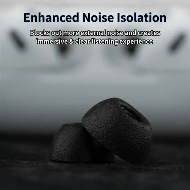 Alt view image 5 of 7 - TrueGrip Premium Memory Foam Replacement Ear Tips