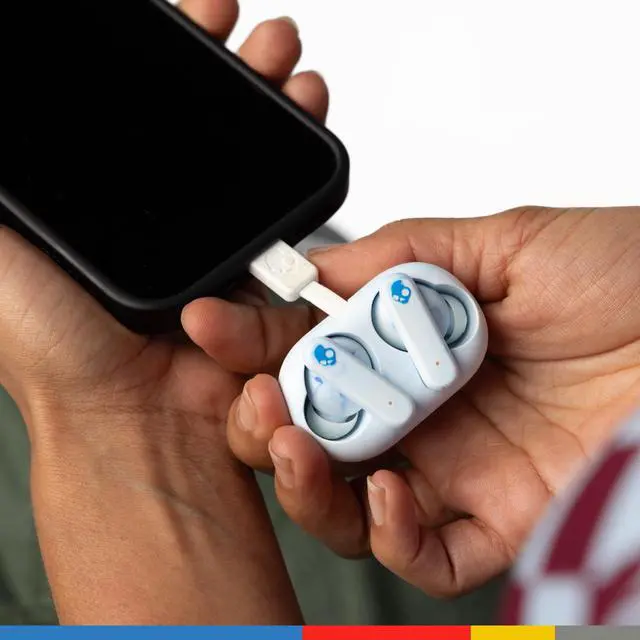 Alt view image 6 of 7 - EcoBuds Sustainable Wireless in-Ear Bluetooth Earbuds - Glacier