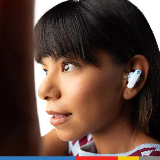 Alt view image 7 of 7 - EcoBuds Sustainable Wireless in-Ear Bluetooth Earbuds - Glacier