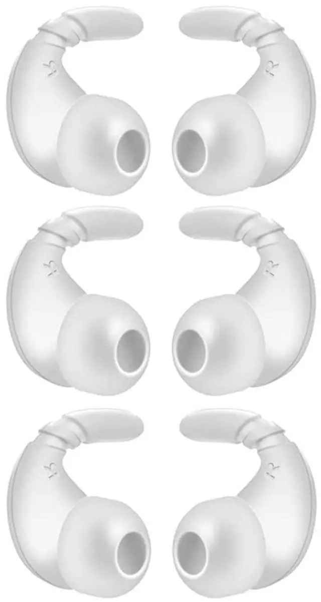 Main image of Anti Slip Earhook Tips Compatible with Beats Studio Buds, 3 Pairs Anti-Slip Anti Lost Earbuds Hook Tips Sport Ear Tips, Compatible with Beats Studio Buds, Ear Hook White