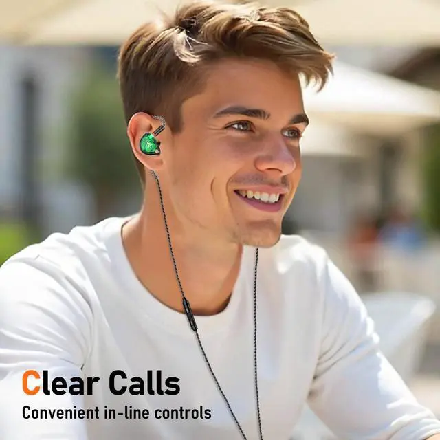 Alt view image 7 of 7 - Vibes 202MC USB-C HiFi Wired Earbuds, Type-C Headphones with Mic