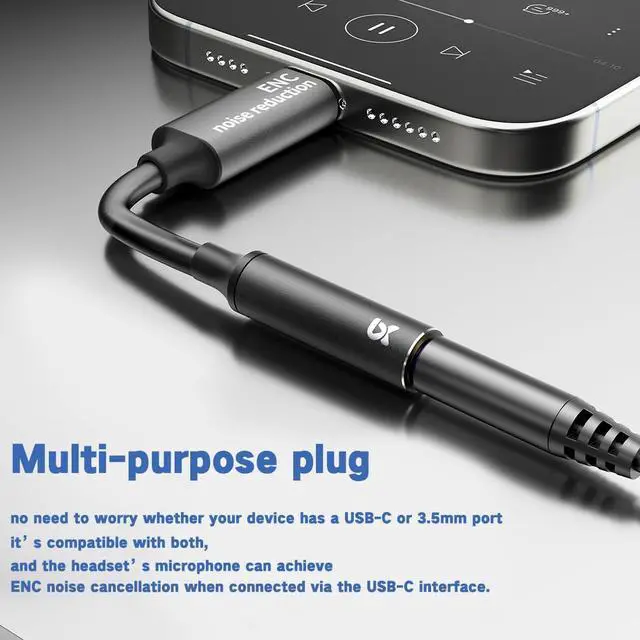 Alt view image 2 of 6 - Wired Headphones with Noise-Canceling - Stereo Heavy Bass Plug Earbuds