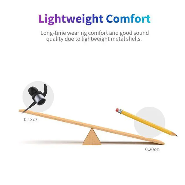 Alt view image 5 of 7 - Noise Cancelling Headphones Wired Earbuds with Microphone