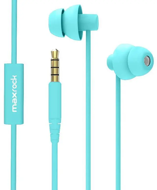Main image of Sleep Earbuds,Ultra Soft Lightweight Sleep Earphones Headphones with Volume Control and Mic for Insomnia, Side Sleeper, Snoring, Air Travel, Meditation & Relaxation (Acid Blue)