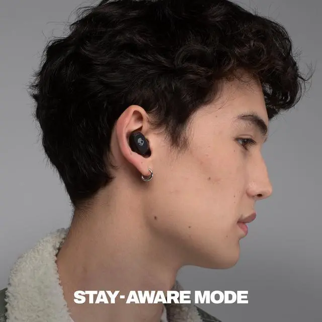 Alt view image 2 of 7 - Dime 360 Wireless Earbuds with Clip-Anywhere Case - True Black