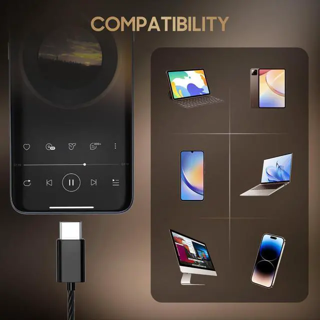 Alt view image 7 of 7 - USB-C Earbuds 3-Pack Wired Mic Noise-Isolating Heavy Bass Stereo