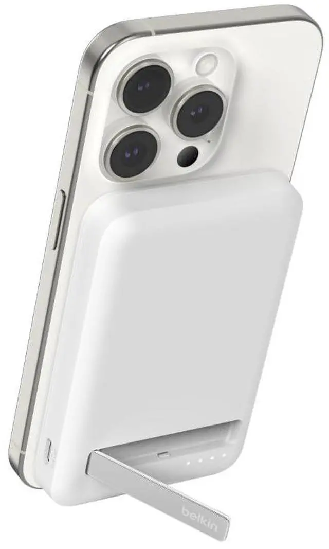 Main image of 5000mAh 15W Qi2 MagSafe Power Bank with Kickstand