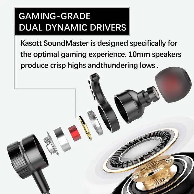 Alt view image 3 of 7 - USB C Headphone for Samsung Wired Earbuds Magnetic in-Ear Type C Earphone with Microphone Volume Control Deep Bass Stereo Noise Canceling for iPhone 17 Pro Max Air 16 16e 15 Pixel 10 9a (Black)