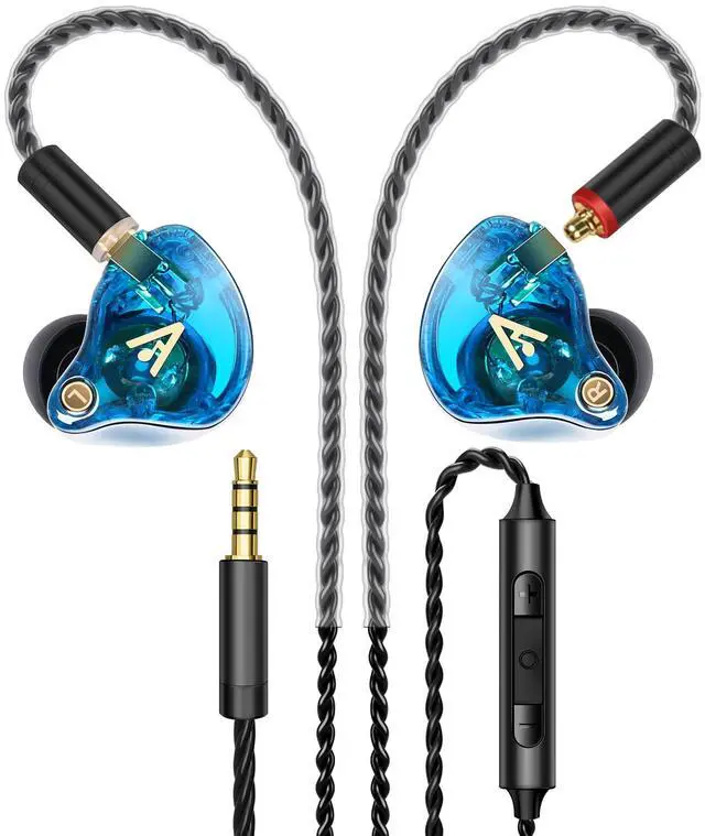 Main image of Vibes 202M HiFi Wired Earbuds in-Ear Monitor Headphones with Mic
