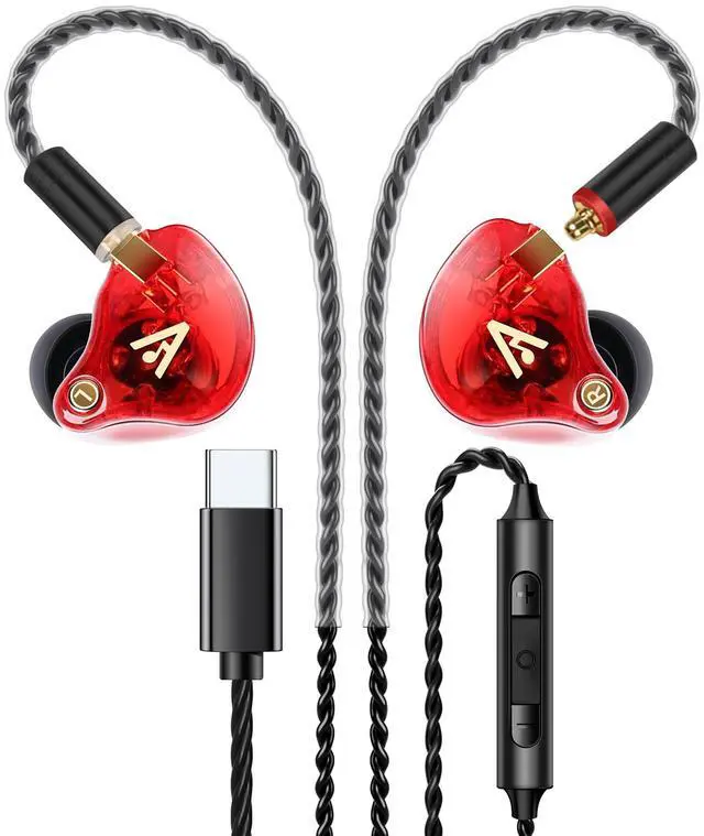 Main image of Vibes 202MC USB-C HiFi Wired Earbuds, Type-C Headphones with Mic