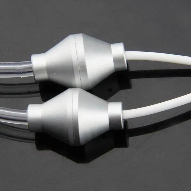 Alt view image 6 of 7 - IStereo Ear Headphones,Air Tube Anti-Radiation Headsets Earphone,in Ear Stereo Noise Isolating Anti-Radiation Earbuds with Microphone for Mobile Phone Black