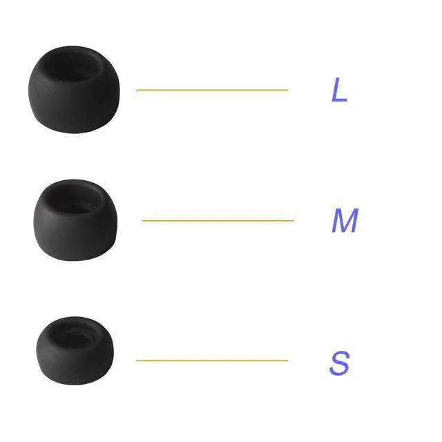 Alt view image 3 of 4 - Silicone Ear Tips for Galaxy Buds Pro, Replacement Earbuds Tips
