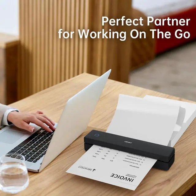 Alt view image 2 of 7 - Portable Thermal Printer Paper of 200 sheets US Letter 8.5 x 11 Inch