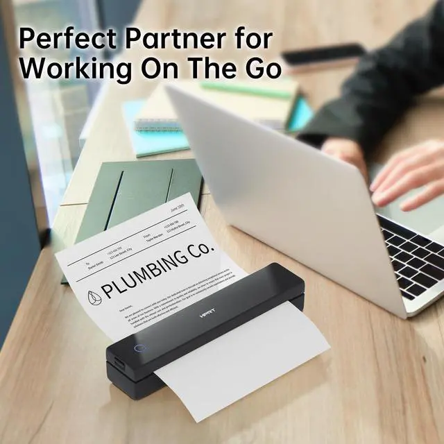 Alt view image 2 of 7 - Portable Thermal Printer Paper of 200 sheets US Letter 8.5 x 11 Inch