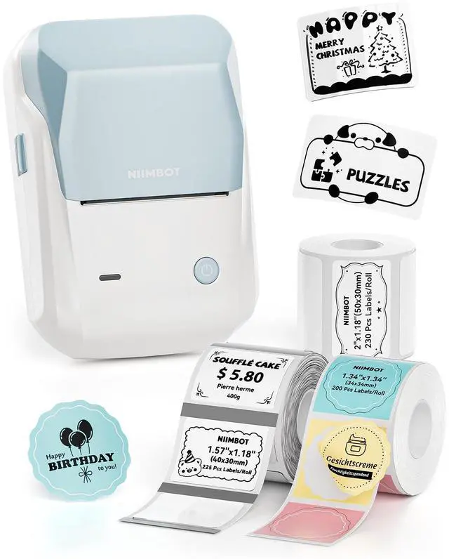 Main image of B1 Label Maker Machine with 3 Roll Tapes, 2Inch Portable Printer