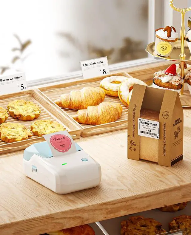 Alt view image 6 of 7 - B1 Label Maker Machine with 3 Roll Tapes, 2Inch Portable Printer