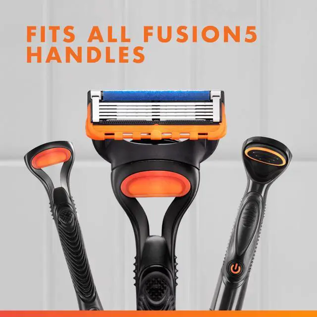 Alt view image 6 of 7 - Fusion5 5-Blade Mens Razor Blade Refills, 12 Count, with Precision Trimmer