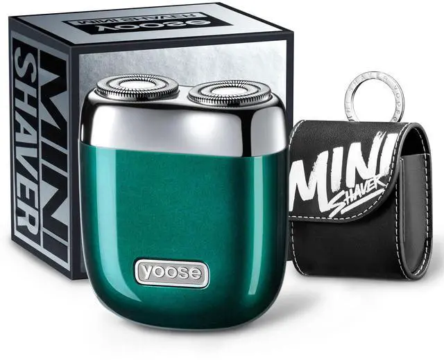 Main image of Mini Shaver, Portable Electric Razor for Men, Green