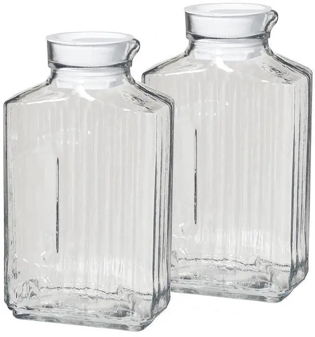 Main image of 2 Quart Bistro Pitcher with Lid, Pack of Two