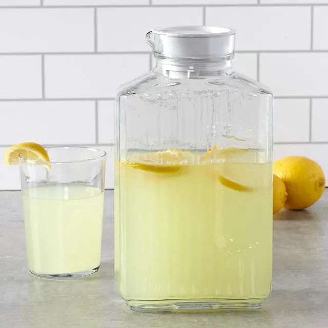 Alt view image 4 of 5 - 2 Quart Bistro Pitcher with Lid, Pack of Two