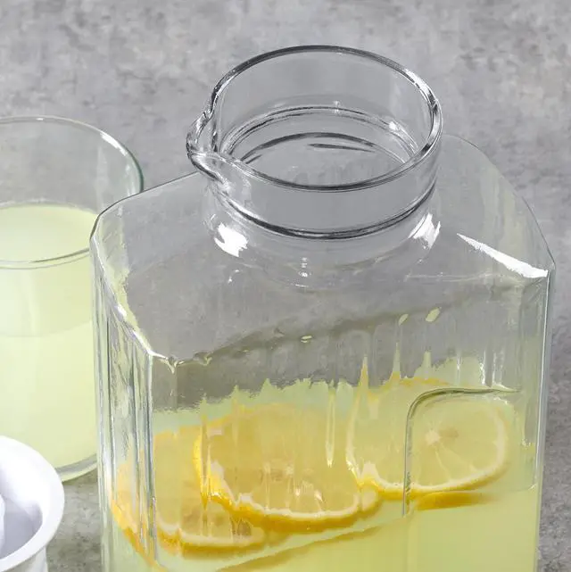 Alt view image 3 of 5 - 2 Quart Bistro Pitcher with Lid, Pack of Two