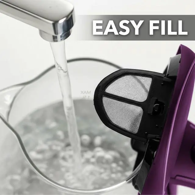 Alt view image 5 of 7 - 1.5L Glass Electric Kettle Water Boiler, Purple KG83P