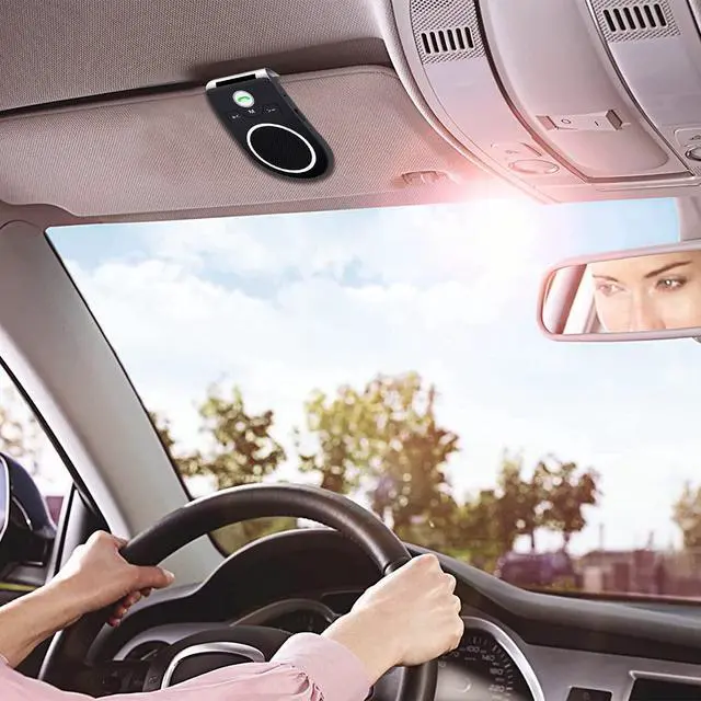 Alt view image 7 of 7 - Bluetooth 5.0 Speaker for Car, Handsfree Cell Phone Car Kit