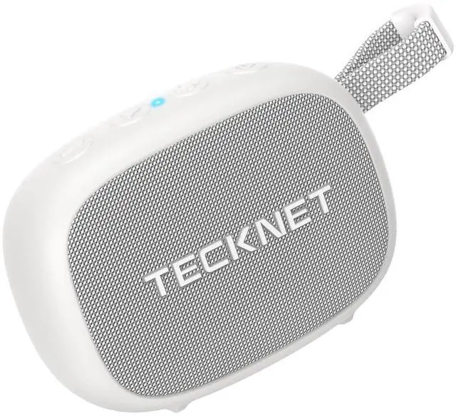 Main image of Portable Bluetooth Speaker with Deep Bass, IP67 Waterproof Shower Speaker, 30H Playtime, Magnetic Design, TWS Pairing Wireless Speaker for Home & Outdoor,White,New